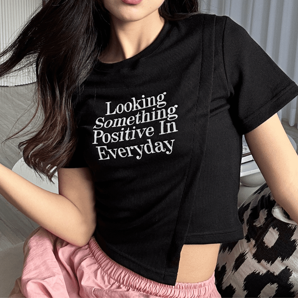Top Something Positive - negro