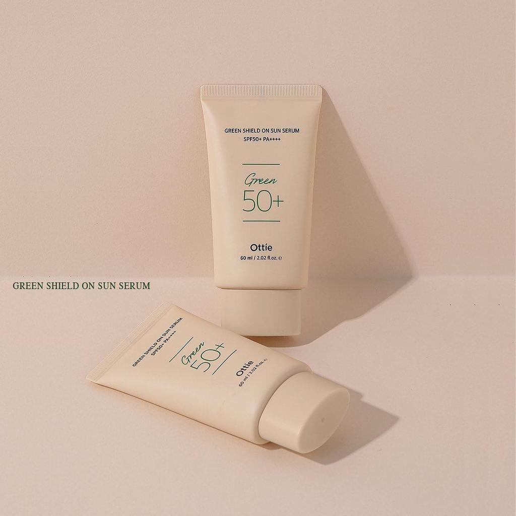 Green Shield On Sun Serum