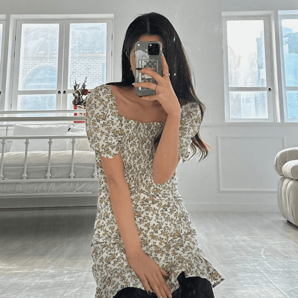 Vestido Floriana - beige