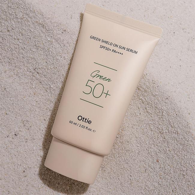Green Shield On Sun Serum