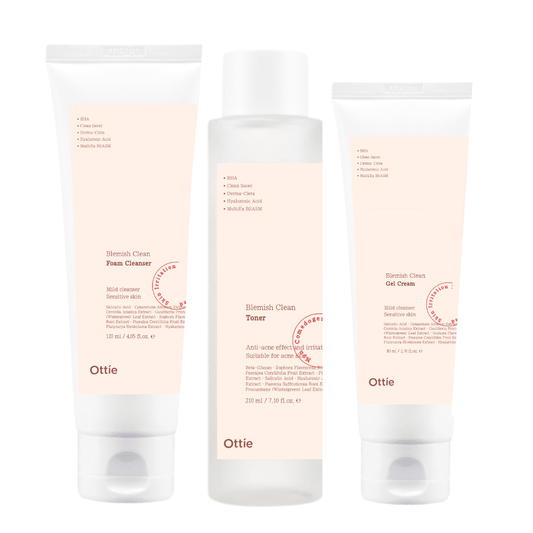 Blemish Clean Kit (Pack anti acné con Limpiador, Tónico y Crema)