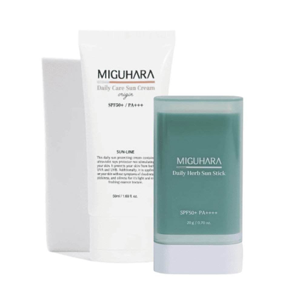 Duo Miguhara Sun (Pack Protector solar en crema + barra SPF50)