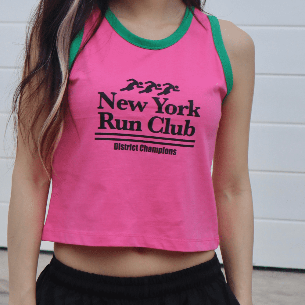 Run Club Top - hot pink