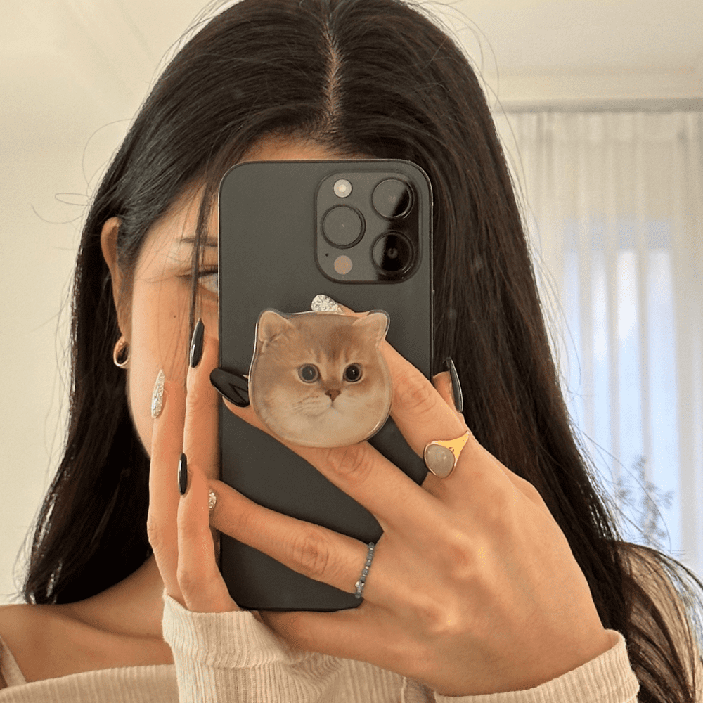 Pop socket - Gatito marrón