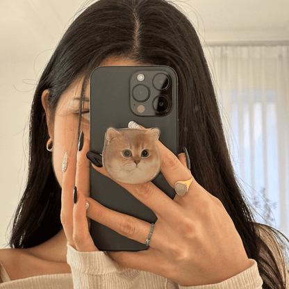 Pop socket - Gatito marrón