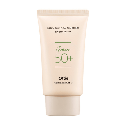 Green Shield On Sun Serum