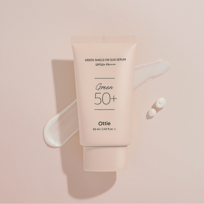 Green Shield On Sun Serum
